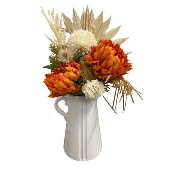 Bespoke Orange Grand Chrysanthemum Arrangement